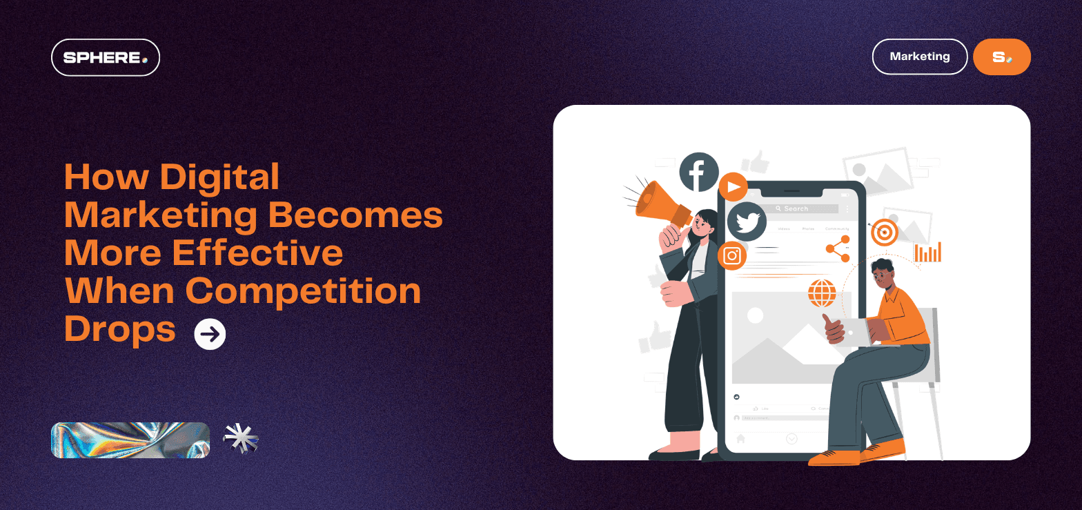 Digital Competition Layout How Digital Marketing Becomes More Effective When Competition Drops